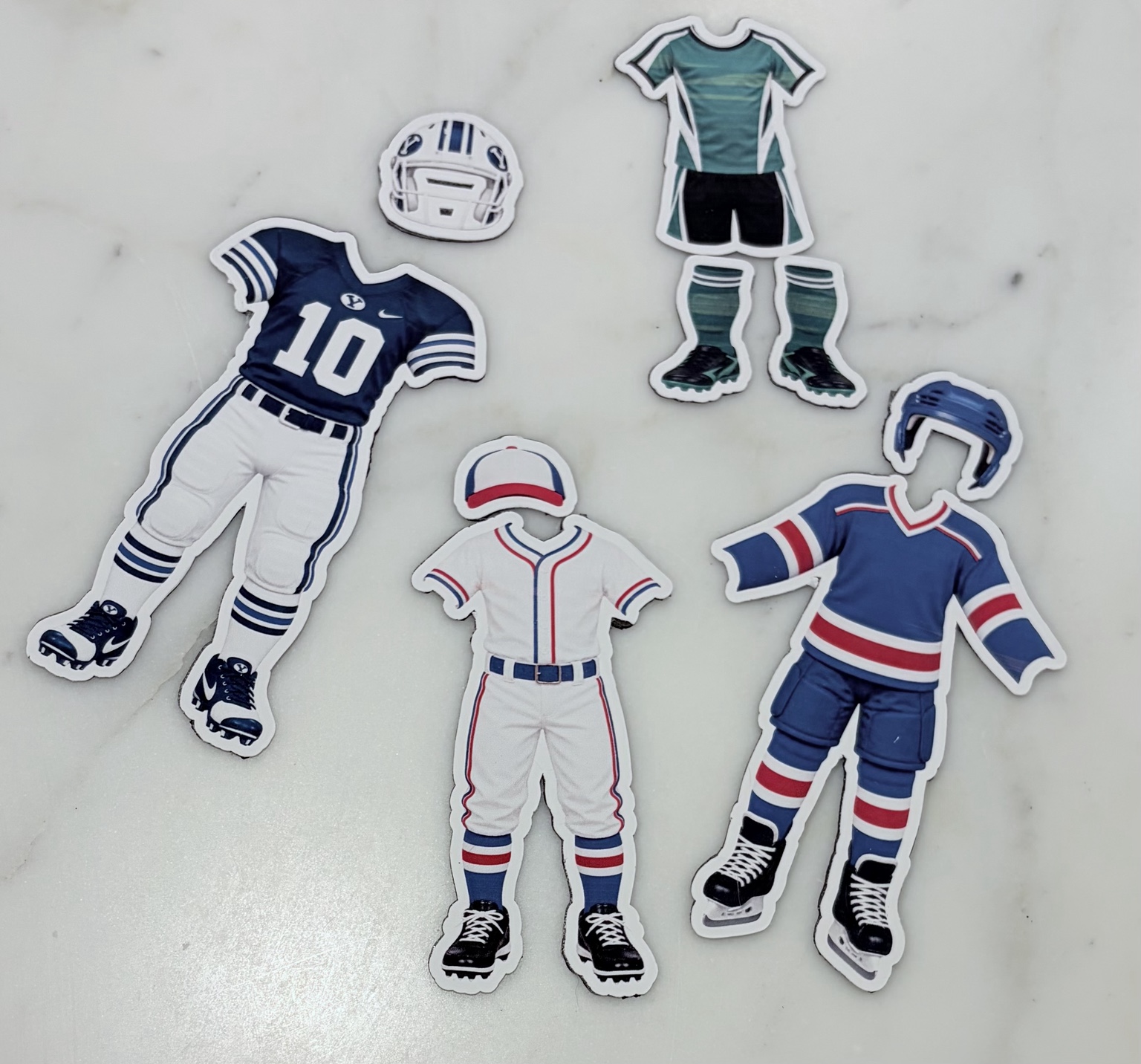 Photo of the Made Like Me Sports Pack magnetic outfit collection
